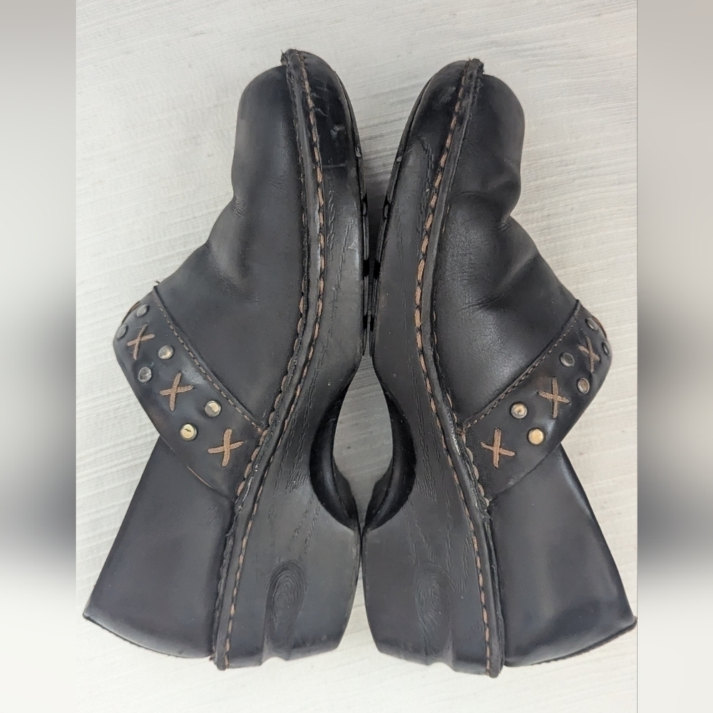 GREAT NORTH WEST Womans Leather Slip-on Shoes Size 7.5M - Picture 6 of 13